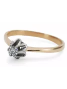 Zircon Original Vintage 14K Rose Gold Ring Vintage style vrc353r